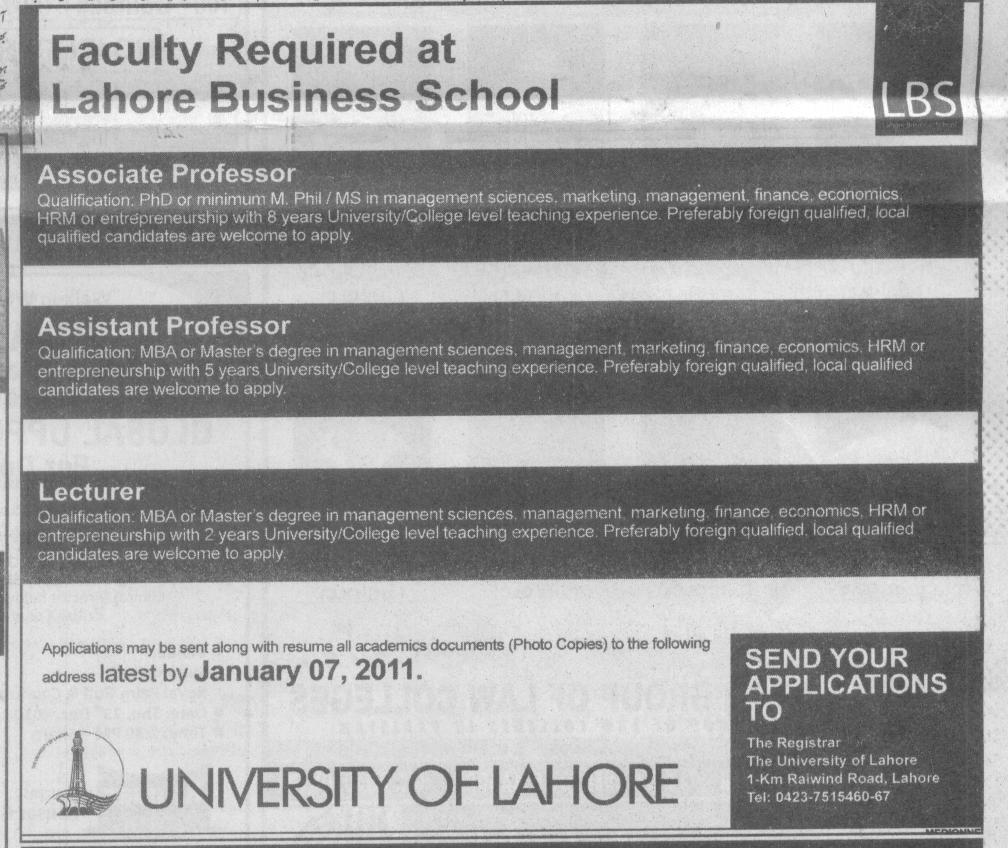 Lahore Jobs